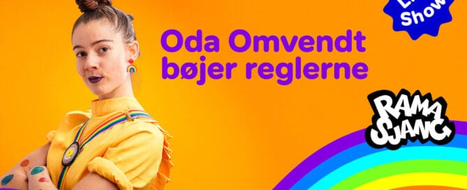 Oda Omvendt bøjer reglerne på Teaterbygningen i Køge søndag 1. november kl. 11.00