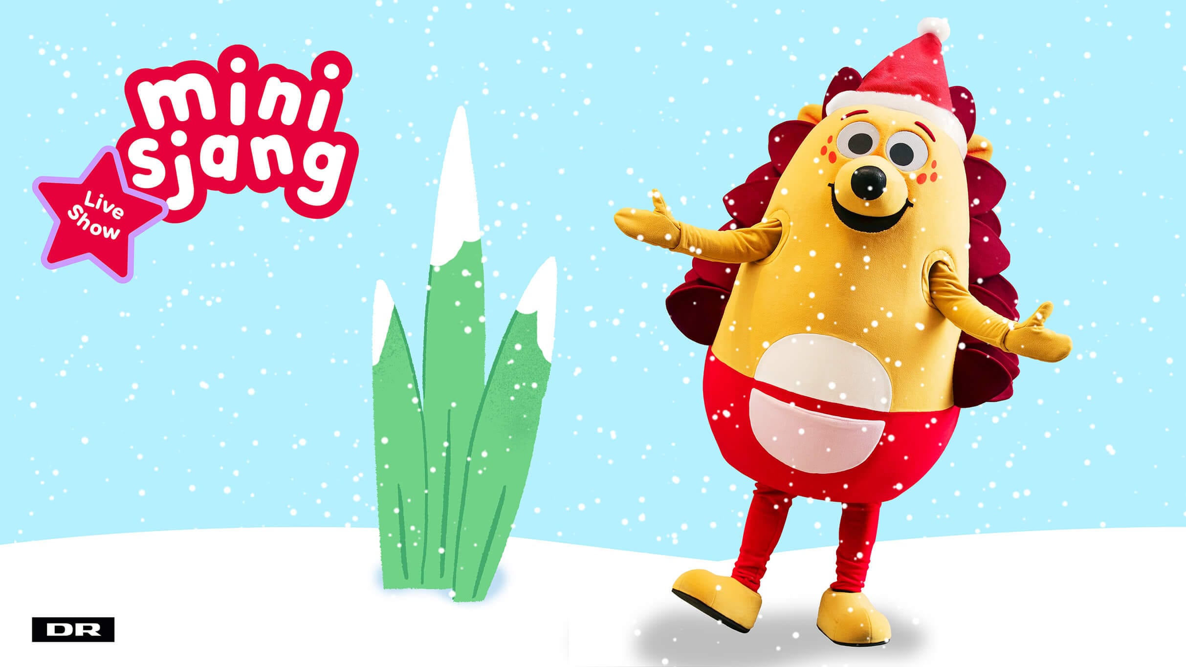 Børstes Juleshow 2026. Søndag 06. december 2026 kl. 10.00 og 13.00. Pindsvinet Børste fra Minisjang på DR kommer på besøg med sit helt nye juleshow!