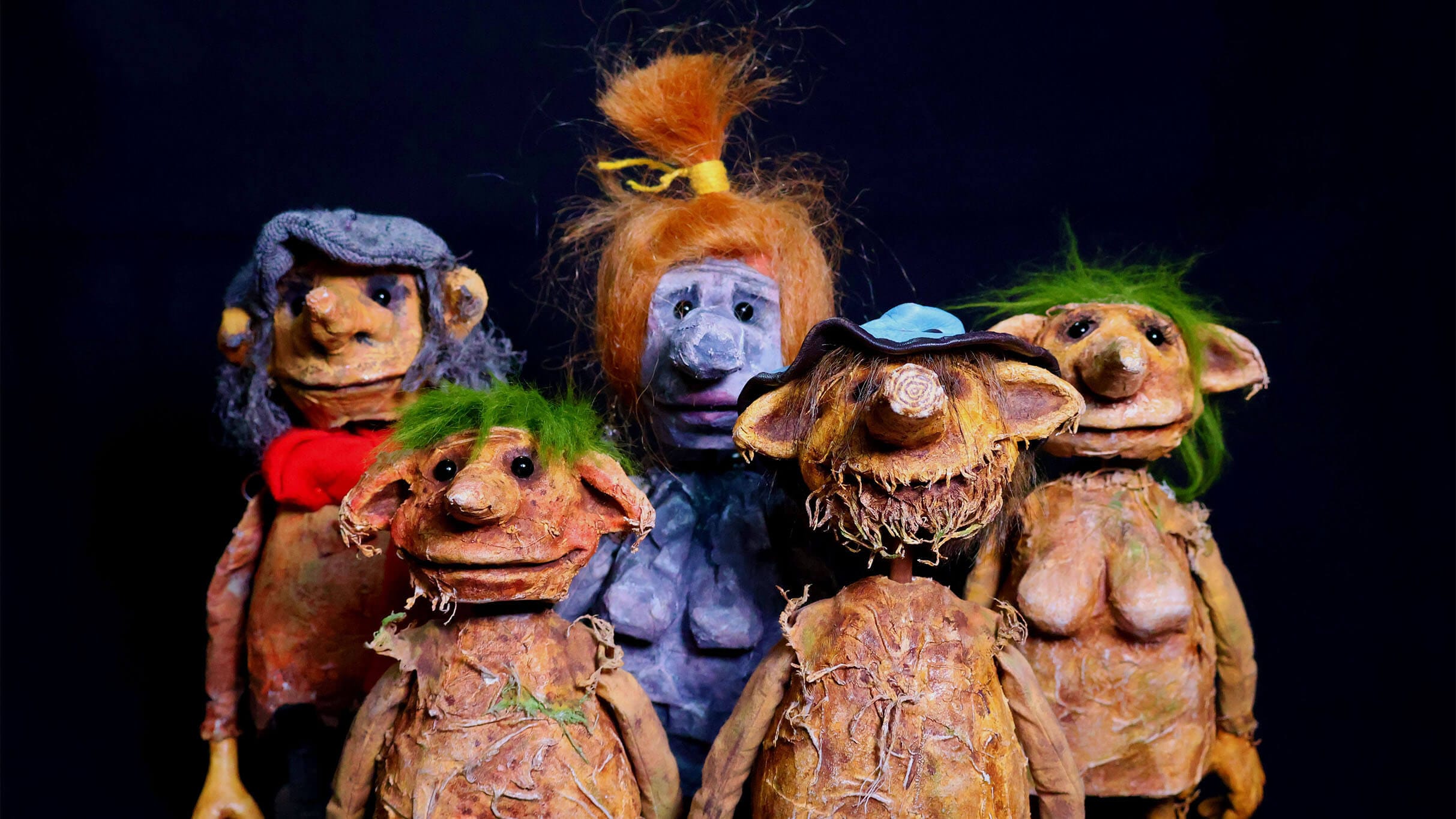 Trolde! - Børneteater. En forestilling om at vokse og blive større. Borup Kulturhus torsdag 8. oktober kl. 9.00 og 10.45. Teatret Andersens Kuffert.